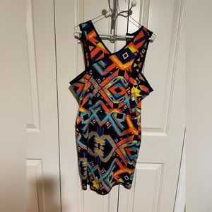 ⭐️ NWT ladies size large GB southwest print dress